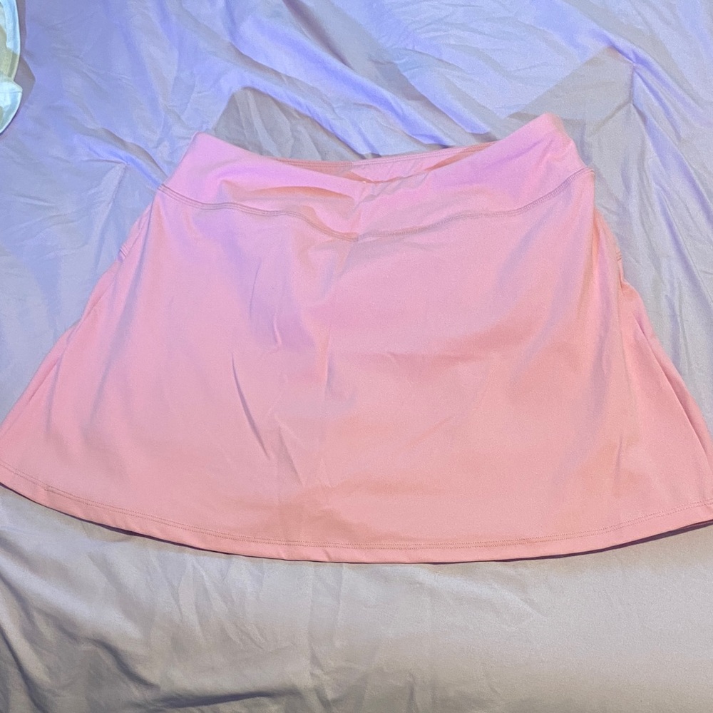 Chic Pink Skater Skirt